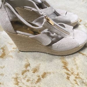 Michael Kors wedge sandals size 9